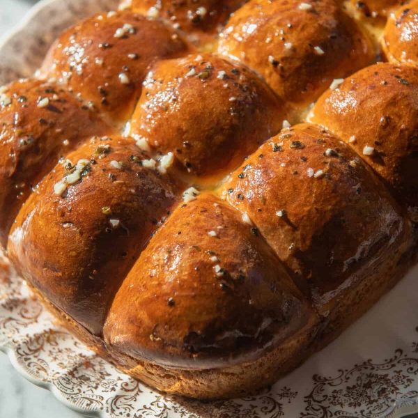 Parker House dinner rolls from the Thanksgiving pre-order menu at Ellie's Providence